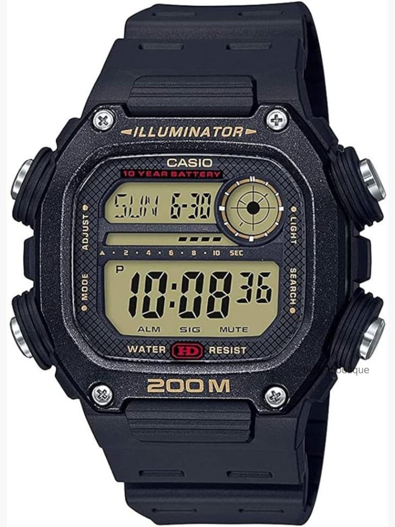 Mens Digital Watch 200m Water Resistant Multi Alarm Stopwatch Led Light Square Mens Digital Watch 200m Water Resistant Multi Alarm Stopwatch Led Light Square